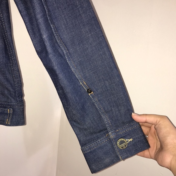 Jack and Jones Denim Blue Button Down Jean Jacket - Picture 8 of 14